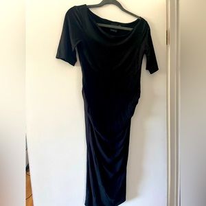 LIKE NEW ASOS black maxi dress
